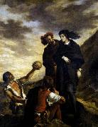 Eugene Delacroix, Hamlet and Horatio in the Graveyard